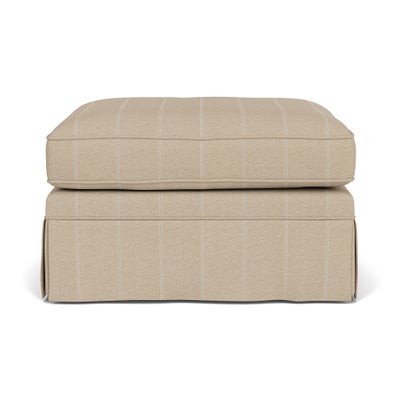 Foot Stool - Natural - Compton Stripe