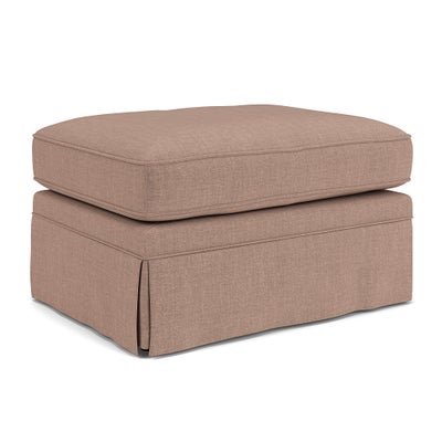 Foot Stool - Dusky Rose - Eco Chenille