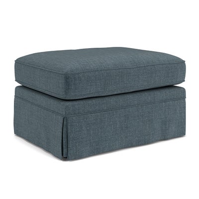 Foot Stool - Teal - Eco Chenille