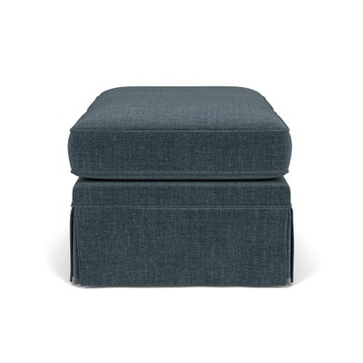 Foot Stool - Teal - Eco Chenille