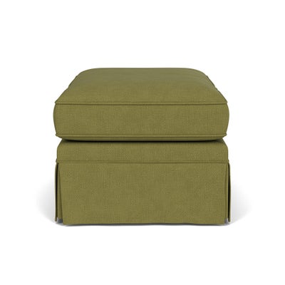 Foot Stool - Apple - House Linen Mix