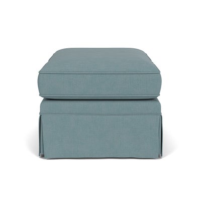 Foot Stool - Sky blue - House Linen Mix