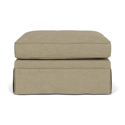 Foot Stool - Green Marl - House Weave