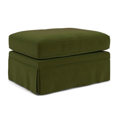 Foot Stool - Forest Green - Matt Velvet