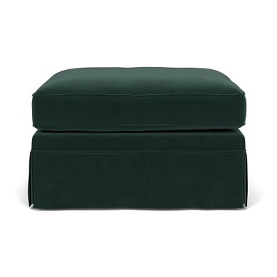 Foot Stool - Lake - Matt Velvet