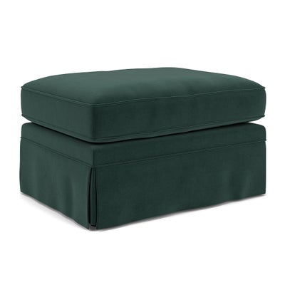Foot Stool - Lake - Matt Velvet