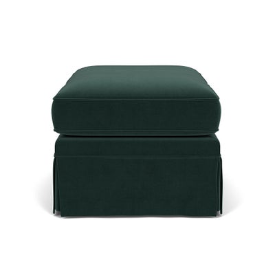Foot Stool - Lake - Matt Velvet