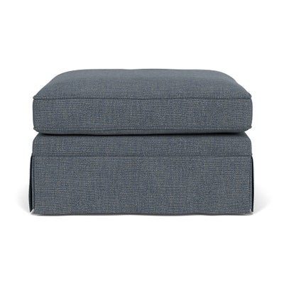 Foot Stool - Indigo - Rustic Weave