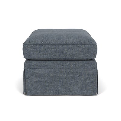 Foot Stool - Indigo - Rustic Weave