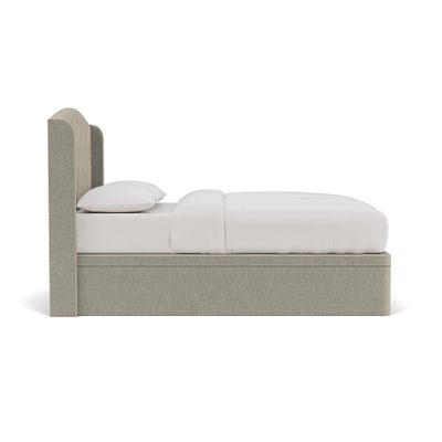 King Size Ottoman Storage Bed - Natural - Eco Chenille