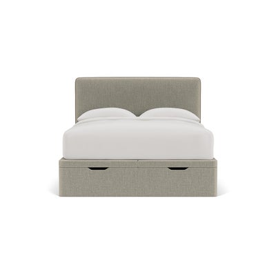 King Size Ottoman Storage Bed - Natural - Eco Chenille