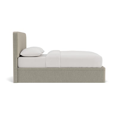 King Size Ottoman Storage Bed - Natural - Eco Chenille