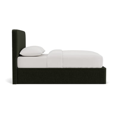 Double Ottoman Storage Bed - Moss - Eco Chenille