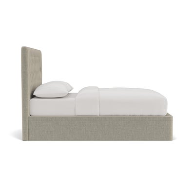 King Size Ottoman Storage Bed - Natural - Eco Chenille