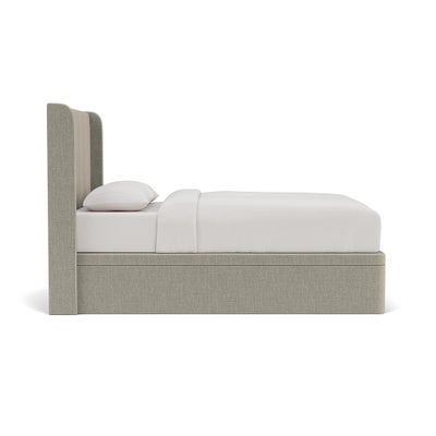 King Size Ottoman Storage Bed - Natural - Eco Chenille