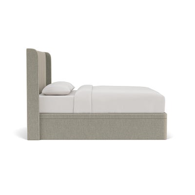 Super King Ottoman Storage Bed - Natural - Eco Chenille