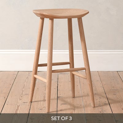 Backless Bar Stool - Set of 3