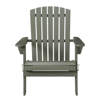 Painted Garden Lounge Chair and Footstool Set