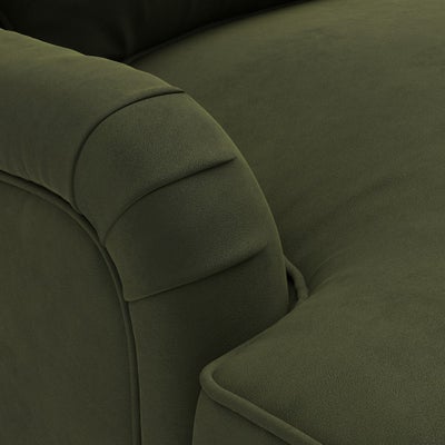 Corner Sofa - Forest Green - Matt Velvet