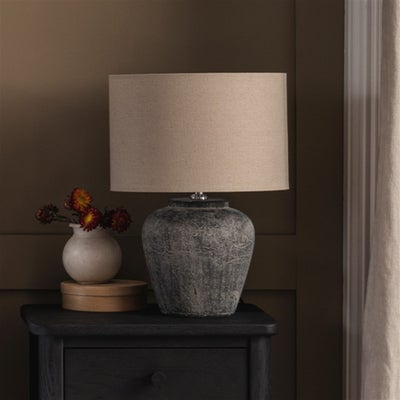 Briary Grey Table Lamp