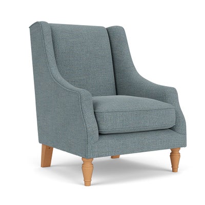 Armchair - Teal marl - Rustic Weave
