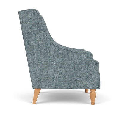 Armchair - Teal marl - Rustic Weave