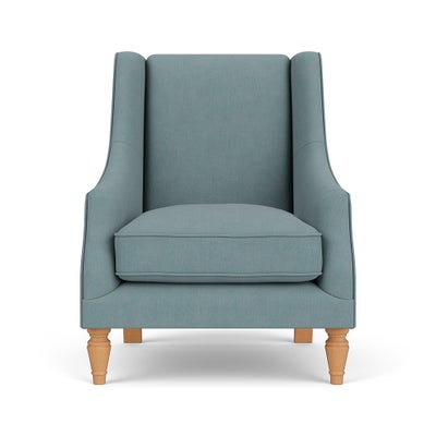 Armchair - Sky blue - House Linen Mix