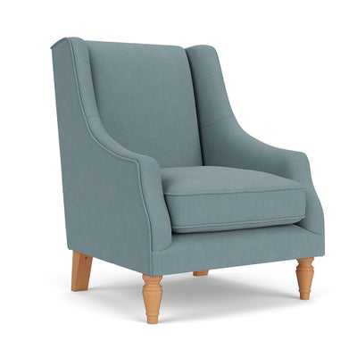 Armchair - Sky blue - House Linen Mix