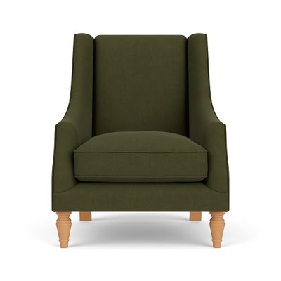 Armchair - Forest Green - House Linen Mix