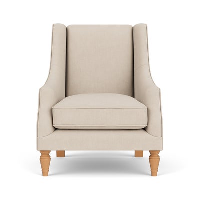 Armchair - Lily White - House Linen Mix