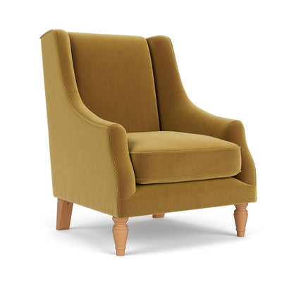 Armchair - Mustard - Matt Velvet