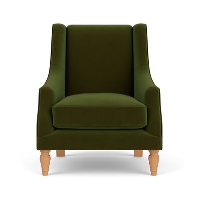 Armchair - Forest Green - Matt Velvet