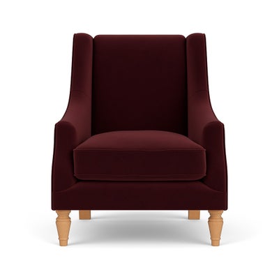 Armchair - Dark Rosehip - Matt Velvet