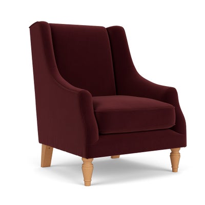 Armchair - Dark Rosehip - Matt Velvet
