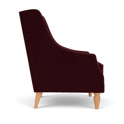 Armchair - Dark Rosehip - Matt Velvet