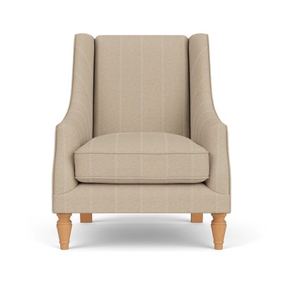 Armchair - Natural - Compton Stripe