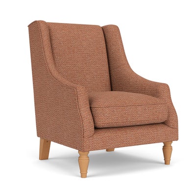 Armchair - Brick - Herringbone Weave