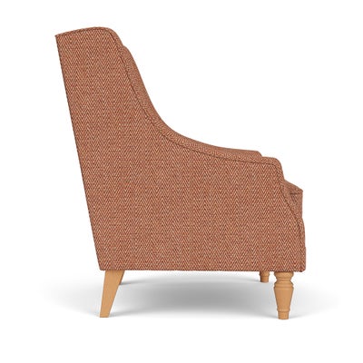 Armchair - Brick - Herringbone Weave