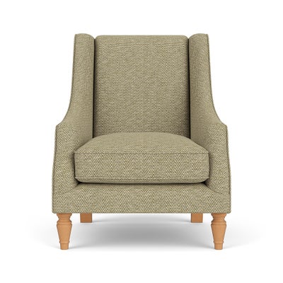 Armchair - Apple - Herringbone Weave
