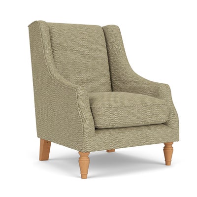 Armchair - Apple - Herringbone Weave