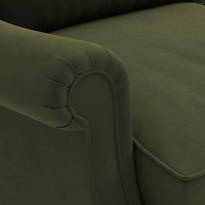 Armchair - Forest Green - Matt Velvet