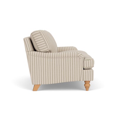 2 Seater Sofa - Sage - Kingham Stripe