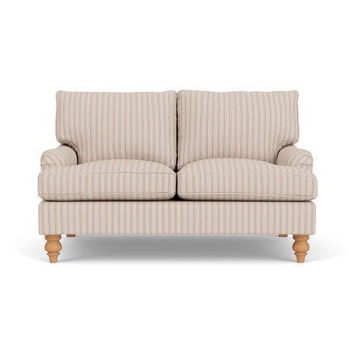 2 Seater Sofa - Flax - Kingham Stripe