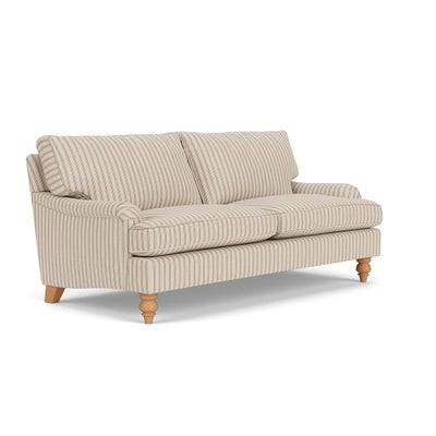 3 Seater Sofa - Sage - Kingham Stripe