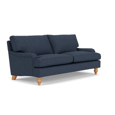 3 Seater - Indigo - Luxury Italian Linen