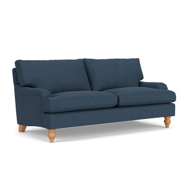 3 Seater - Indigo - House Linen Mix