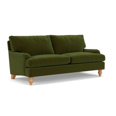 3 Seater - Forest Green - Matt Velvet