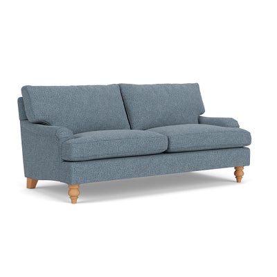 3 Seater - Mid Blue - Aquaclean Oxford