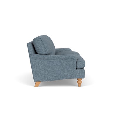 3 Seater - Mid Blue - Aquaclean Oxford