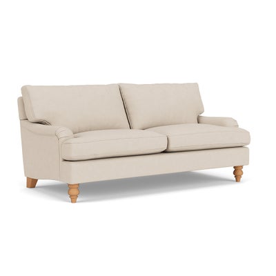 3 Seater - Lily White - House Linen Mix